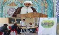 برگزاری ایستگاه سلامت در پایگاه عبادی سیاسی نماز جمعه شهرستان میناب